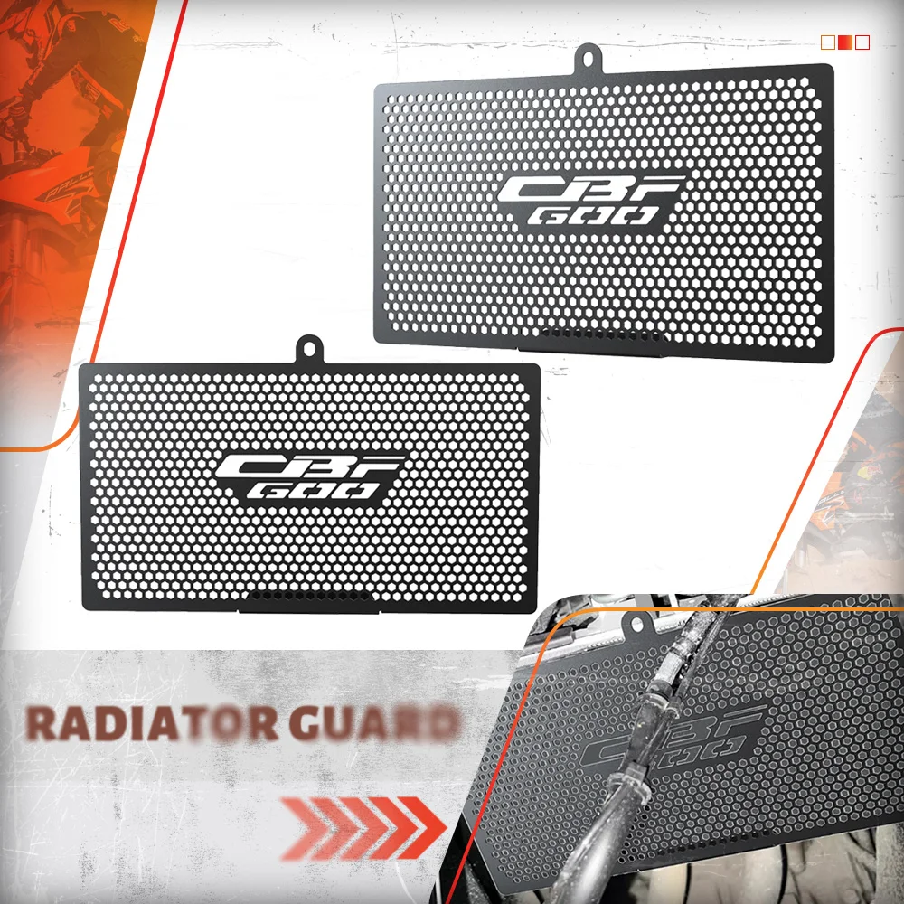 

Для HONDA CBF600 CB600F Hornet 2004 2005 2006 2007 CBF 600 CB 600F мотоциклетная алюминиевая решетка радиатора, защитная крышка