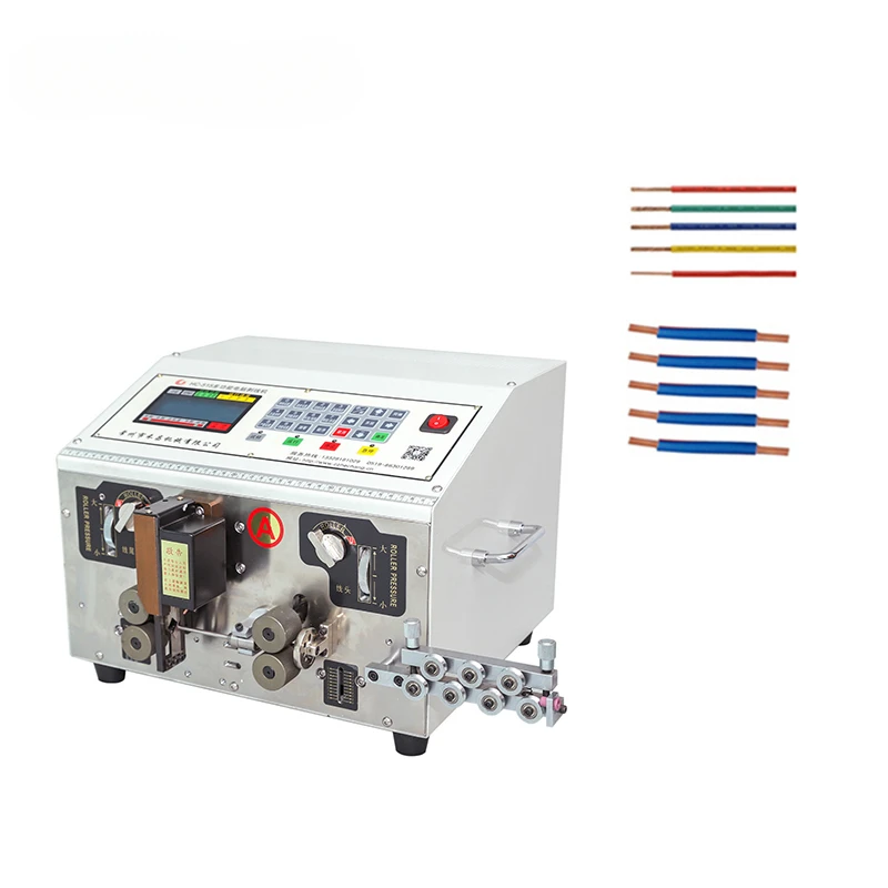 

HC-515A automatic computer wire cutter and stripper copper wire insulation removal machine wire cutting and stripping machine