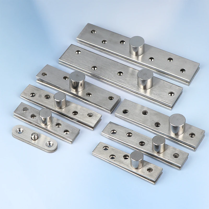 75mm-150mm Door Pivot Hinge Stainless Steel Up And Down Location Shaft Heavy Duty 360 Degree Rotation
