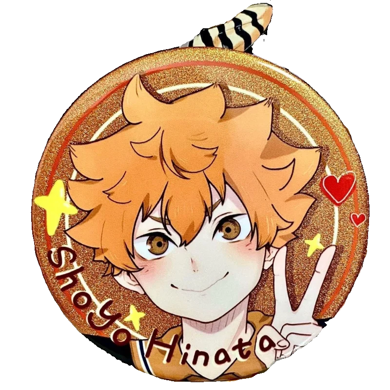 Anime Haikyuu!! Shoyo Hinata Cosplay Badge Gift Decorate High Appearance Level  Ambitus