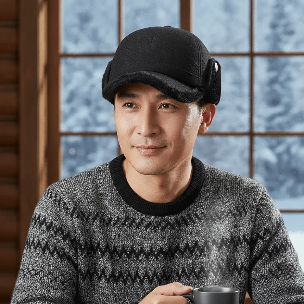 Warm Dad Hat Warm Winter Trapp - Trapper Hat Ear Flap ulasan dan harga