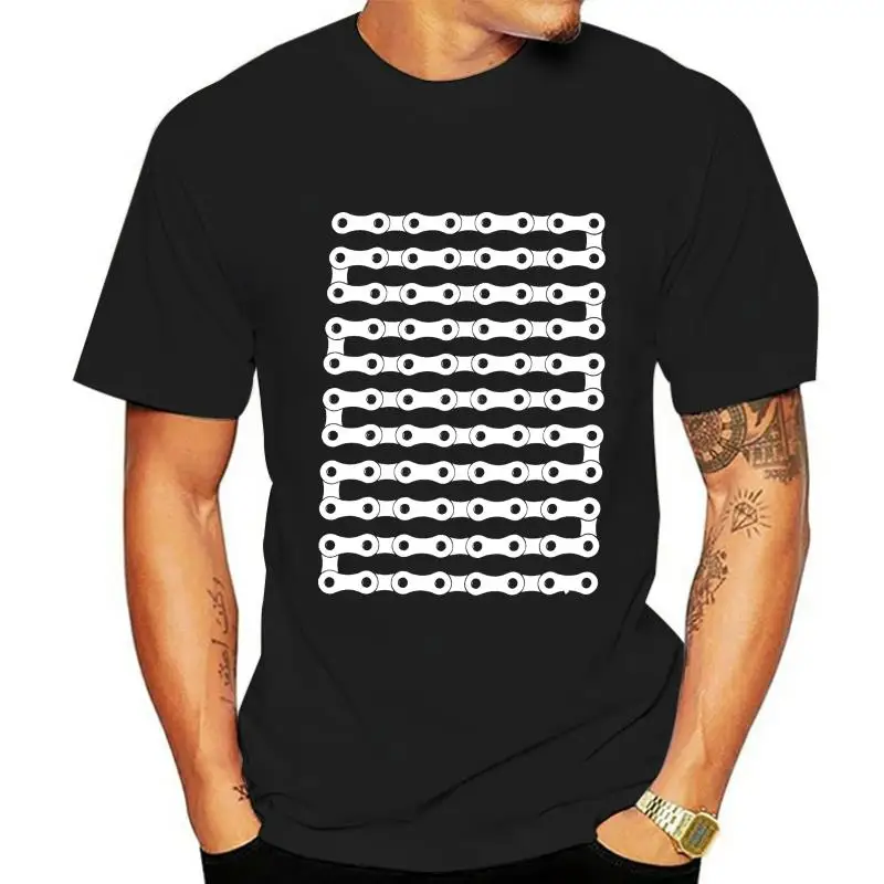 Bicycle Chain Tee - EzyLee RedBubble Cycle Ridger Cyclist Blue NEW T Shirt Med shirt Summer Short Sleeve Plus Size