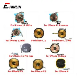 Charger Wireless Charging Induction Coil NFC Compass Module Flex Cable For iPhone X XR XS 12 Mini 11 Pro Max Replacement Part