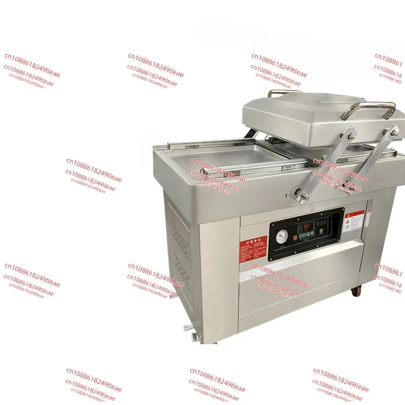 Double chamber vacuum sealing machine Commercial packaging machine Large automatic internal vacuum machine for cooked food