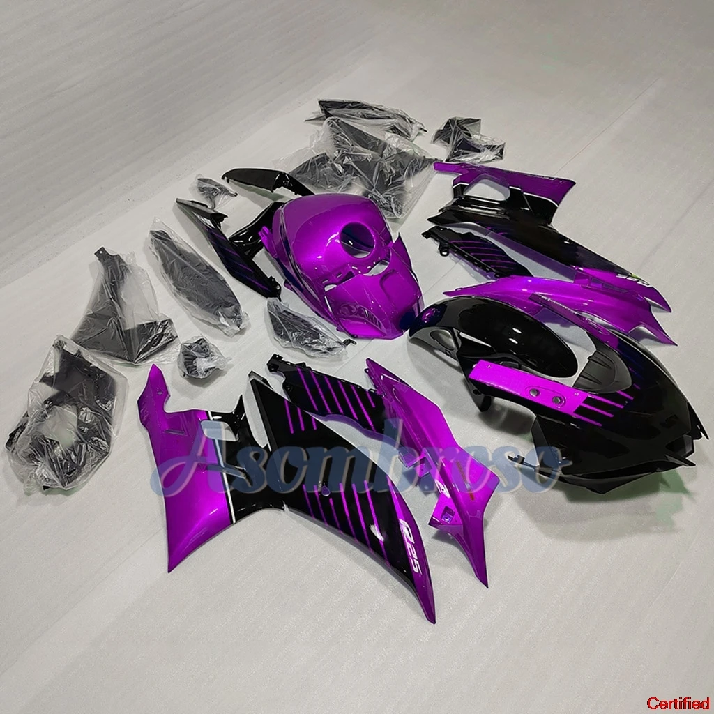 جديد دراجة نارية الهدايا المجمعة ل YZF R3 2019 2020 2021 2022 2023 الأرجواني الأسود Fairings YZF R25 20 21 22 23 YZF-R3 YZFR3 YZF-R25