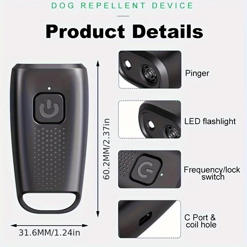 Dog Repeller Uses Sound Wave Technology to Prevent Dogs from Barking and Promote Obedience and Friendliness of Dogs, Which Is Sa