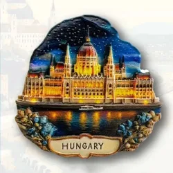 Hungary Fridge Mangets Danube River Travelling Souvenirs Budapest Fridge Stickers Home Decor Wedding Gifts