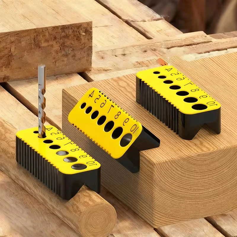 

Drill guide, suitable for drilling guide tools for 4mm-10mm drills, DIY drilling fixture, multi-functional auxiliary tool.