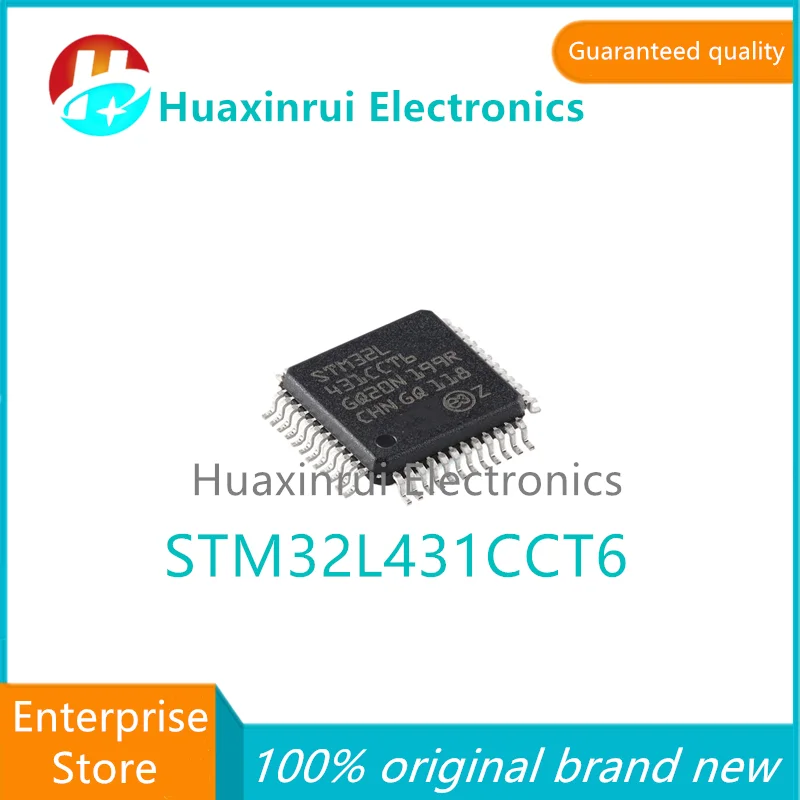 STM32L431CCT6 LQFP-48 100% original brand new silk screen 32L431 ARM Cortex-M4 32-bit microcontroller - MCU STM32L431CCT6