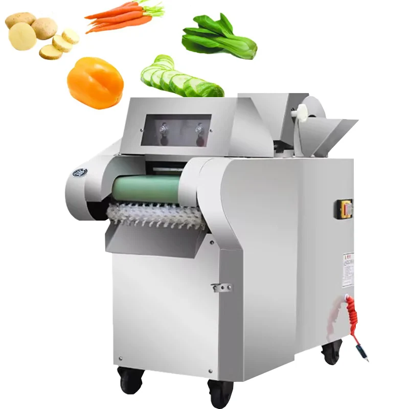 Fast Vegetable Shredder Machine Potato Onion Slicer Carrot Shredder Dicing Machine Leek Celery Chopper