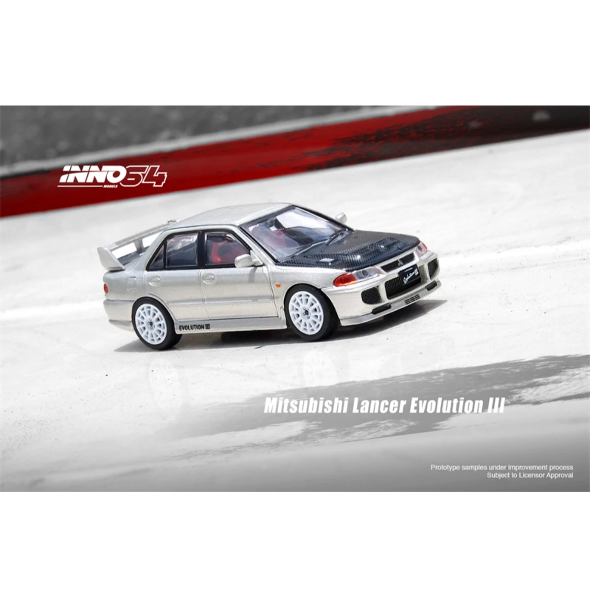 INNO 1:64 Lancer Evolution III EVO Diecast Model Car