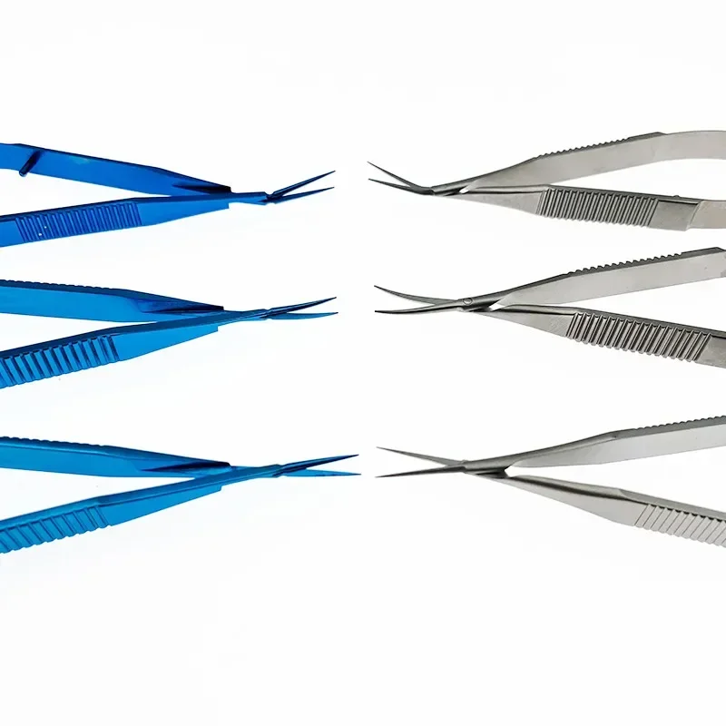 Ophthalmic Castroviejo Corneal Scissors Micro Scissors Ophthalmic Capsule Membrane Scissors Practice Instruments