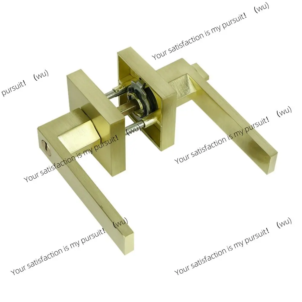 For Internal Door Handle Lock with Lock Bathroom Bedroom Door Door Lock Handles Set Aluminum Alloy Cylinder/Latch