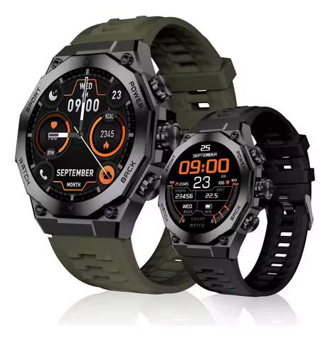 AURAFIT Envío gratuito Deportes ENERGY 2 SmartWatch Llamadas inalámbricas Información Recordator Hombres y Mujeres impermeable
