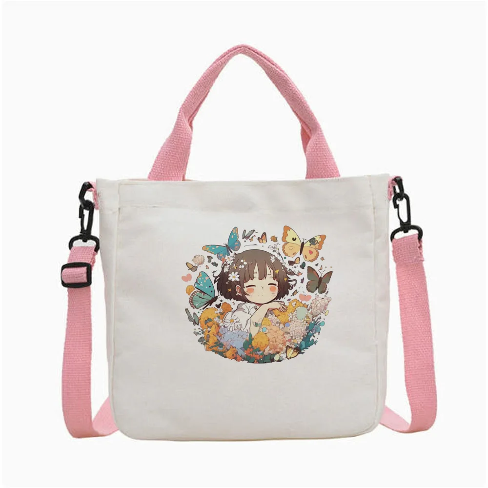 Oshi No Ko tote bag reusable y2k canvas  totebag shopper woman