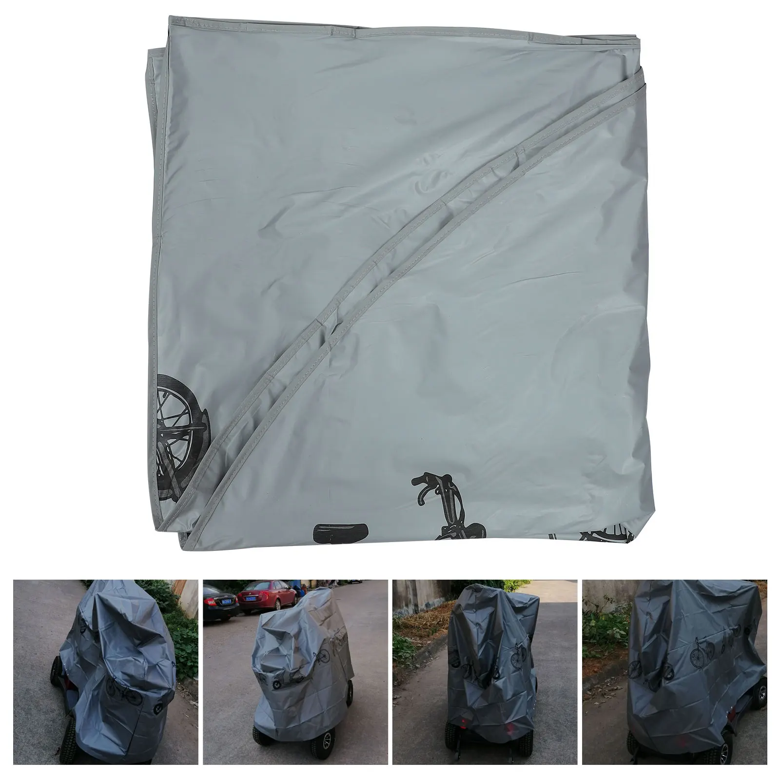 

Durable Electric Vehicle Dust Cover Waterproof Scooter Car Bikes Electromobile Universal Lightweight Foldable All Weather
