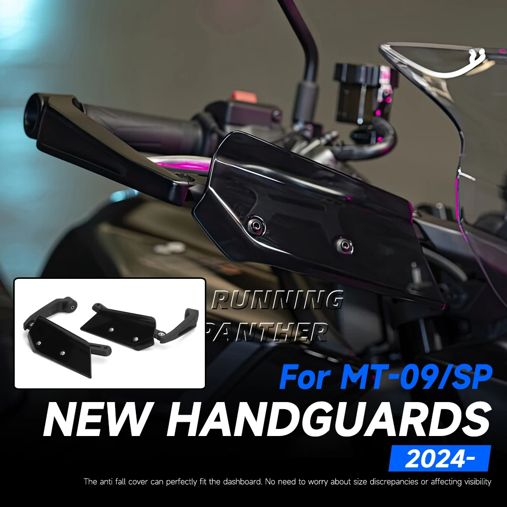

Motorcycle Accessories Hand Guard Wind Deflector Handlebar Handguard Shield Protector Kit For YAMAHA MT09 MT 09 MT-09 SP 2024