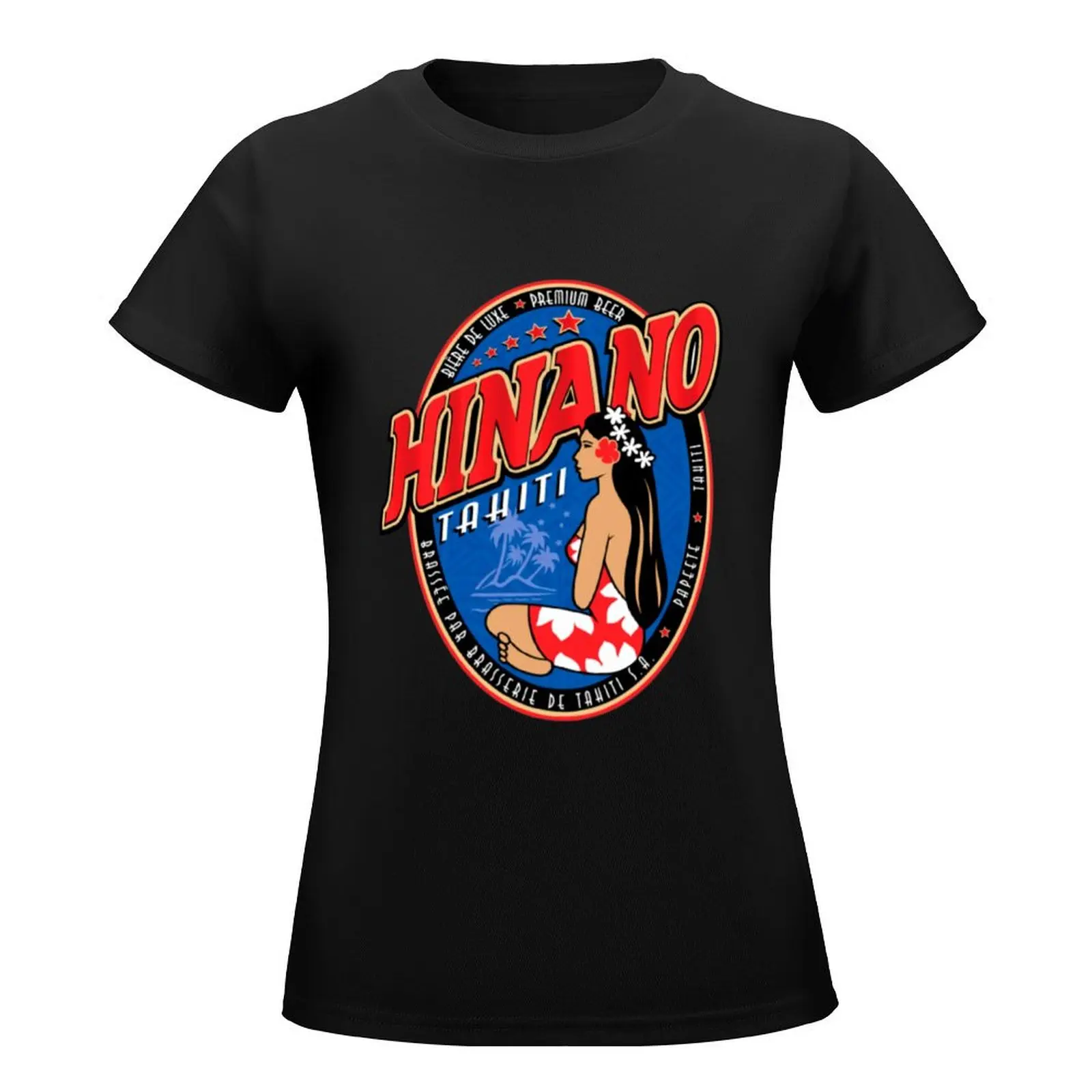 Hinano Tahiti T-Shirt graphics cute tops t-shirts for Women loose fit