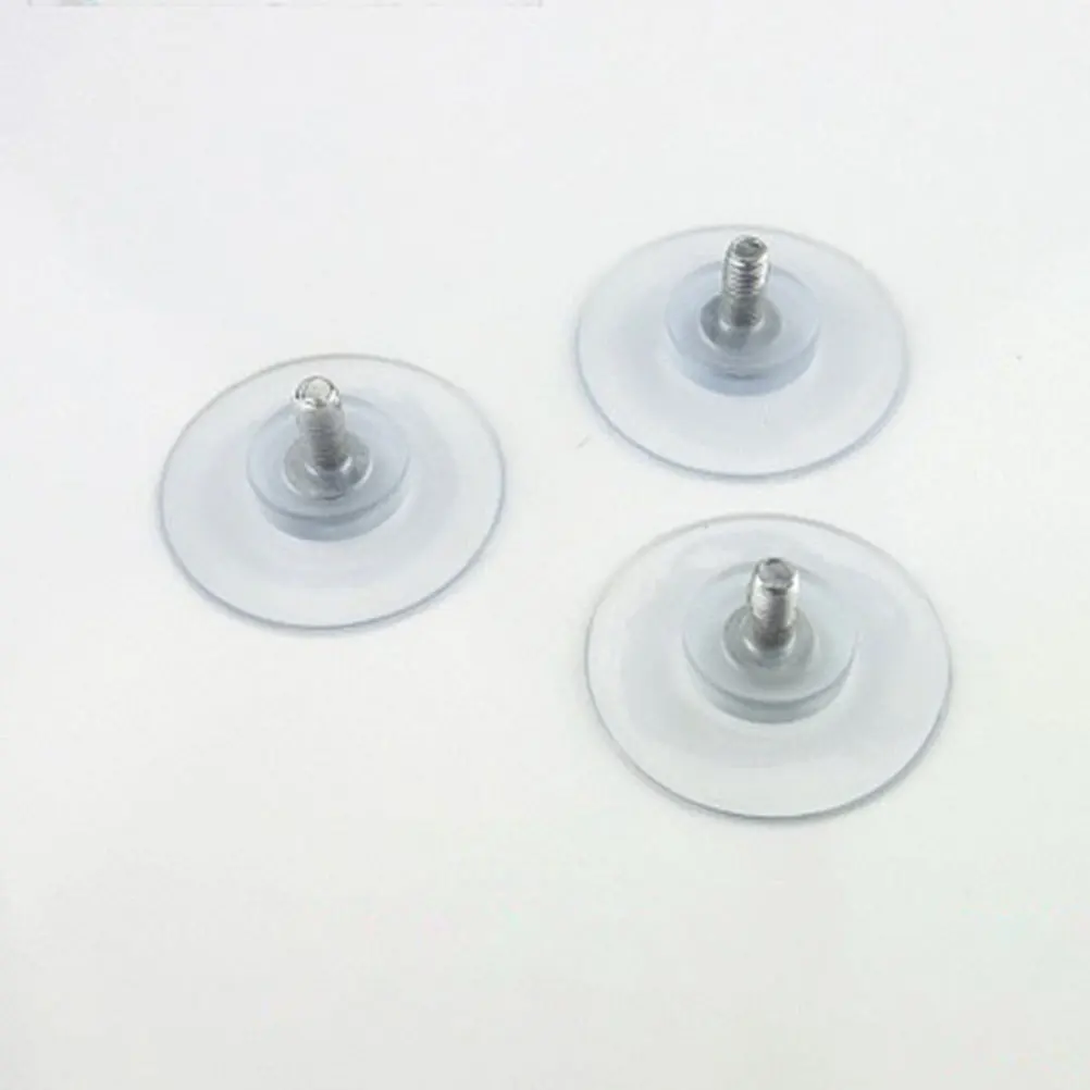 

6Pcs Furniture Glass PVC Transparent 4mm Suction Cups Anti-Collision Strong Rubber Base for Home Decoration Kitchen Bathroom