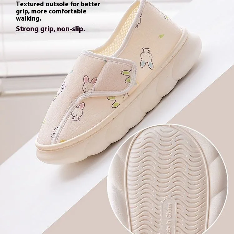 Summer Thin Ultra-light Postpartum Soft-soled Maternity  Non-slip Outer Wear Ultra-soft Shoes Light, Comfortable and Breathable
