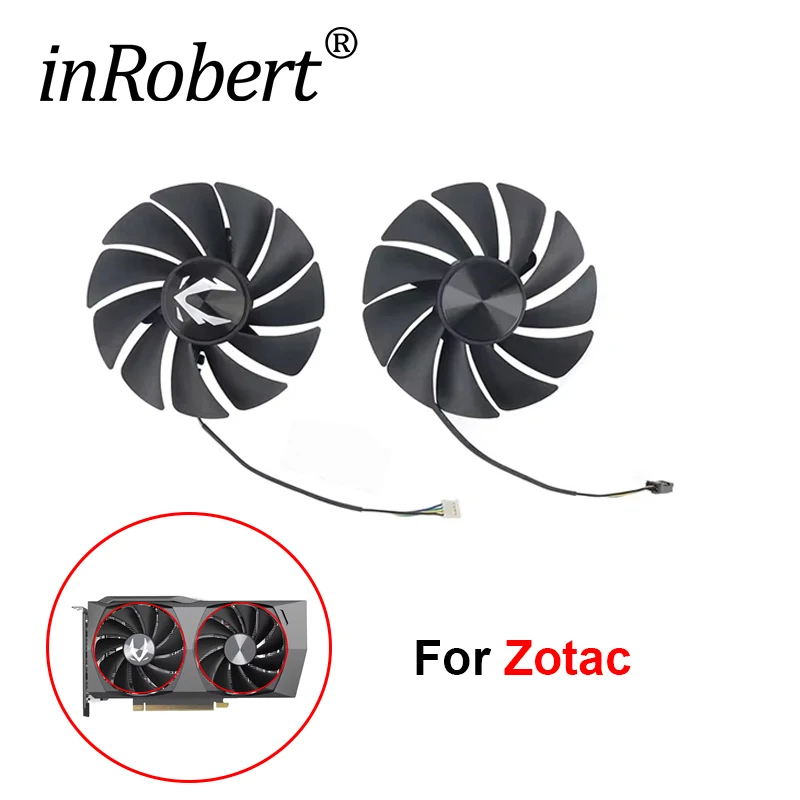 

88mm Video Card Fan GA92S2U RTX3060Ti RTX3060 Ti GPU Fans For Zotac Gaming RTX 3060 Twin Edge Graphics Card Cooling Fan Repair