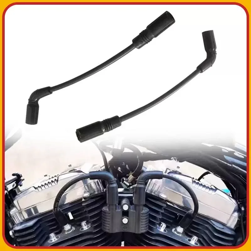 

Motorcycle 8mm Spark Plug Ignition High Voltage Line For Harley Sportster X48 V72 XL883 XL1200 High-Voltage Bracket Accessories