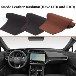 For Lexus RZ EB10 450e 300E RZ450E RZ300E 2023 2024 2025 Suede Leather Dashmat Dashboard Cover Dash Mat Car-styling Accessories