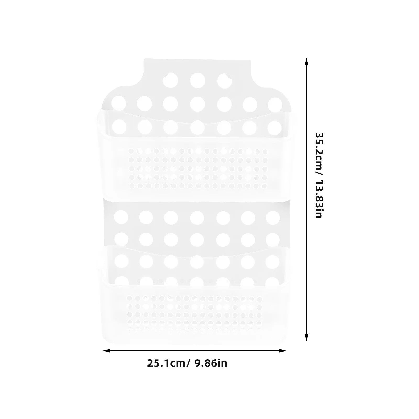 سلة معلقة للحمام بطبقة مزدوجة رف تخزين مثبت على الحائط لمناشف أدوات الزينة بدون منظم تركيب مثقاب