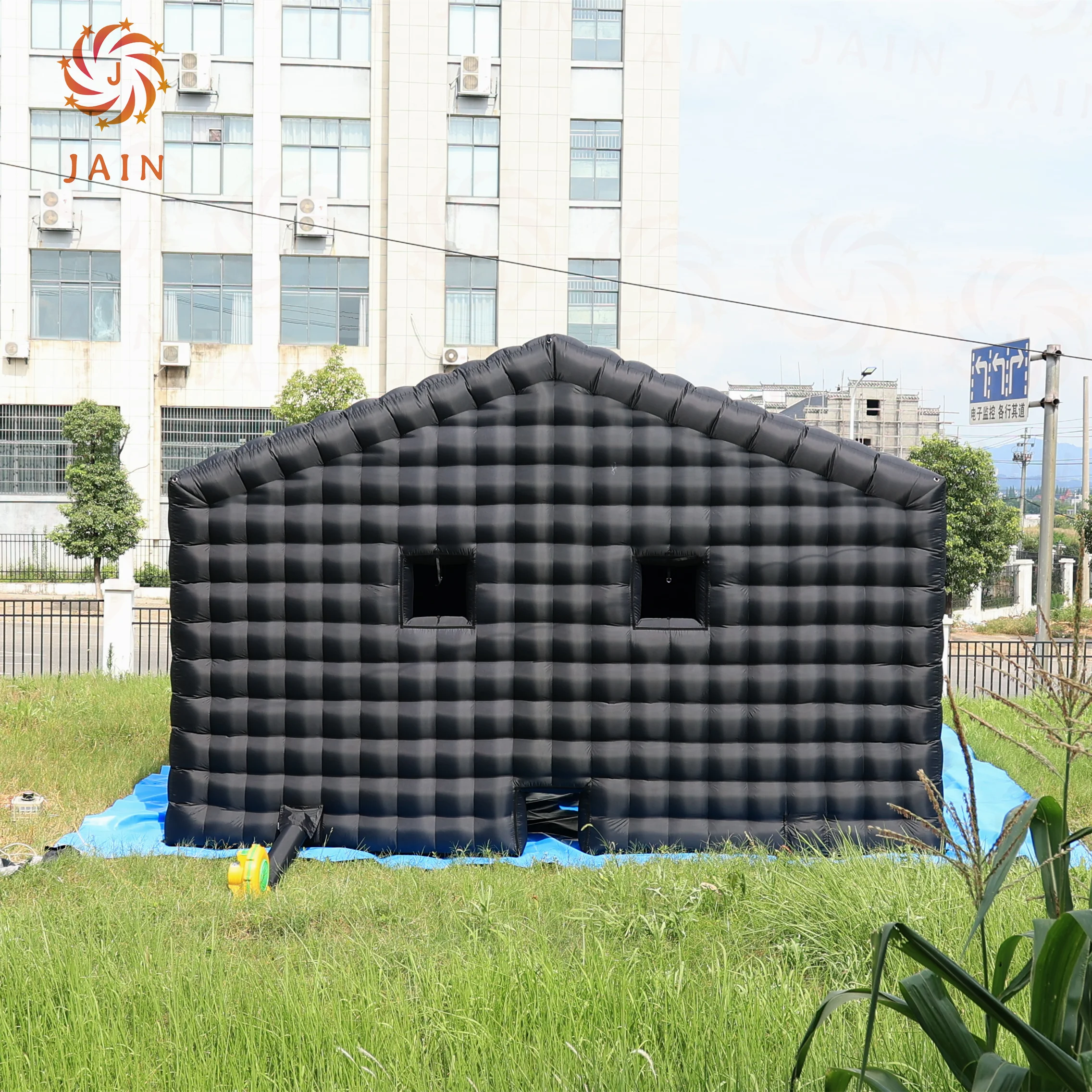 

20ft Large Black Nightclub Tent Inflatable Party Tent Inflatable Disco Nightclub Tent Mobile Night Club Tent For Event Party