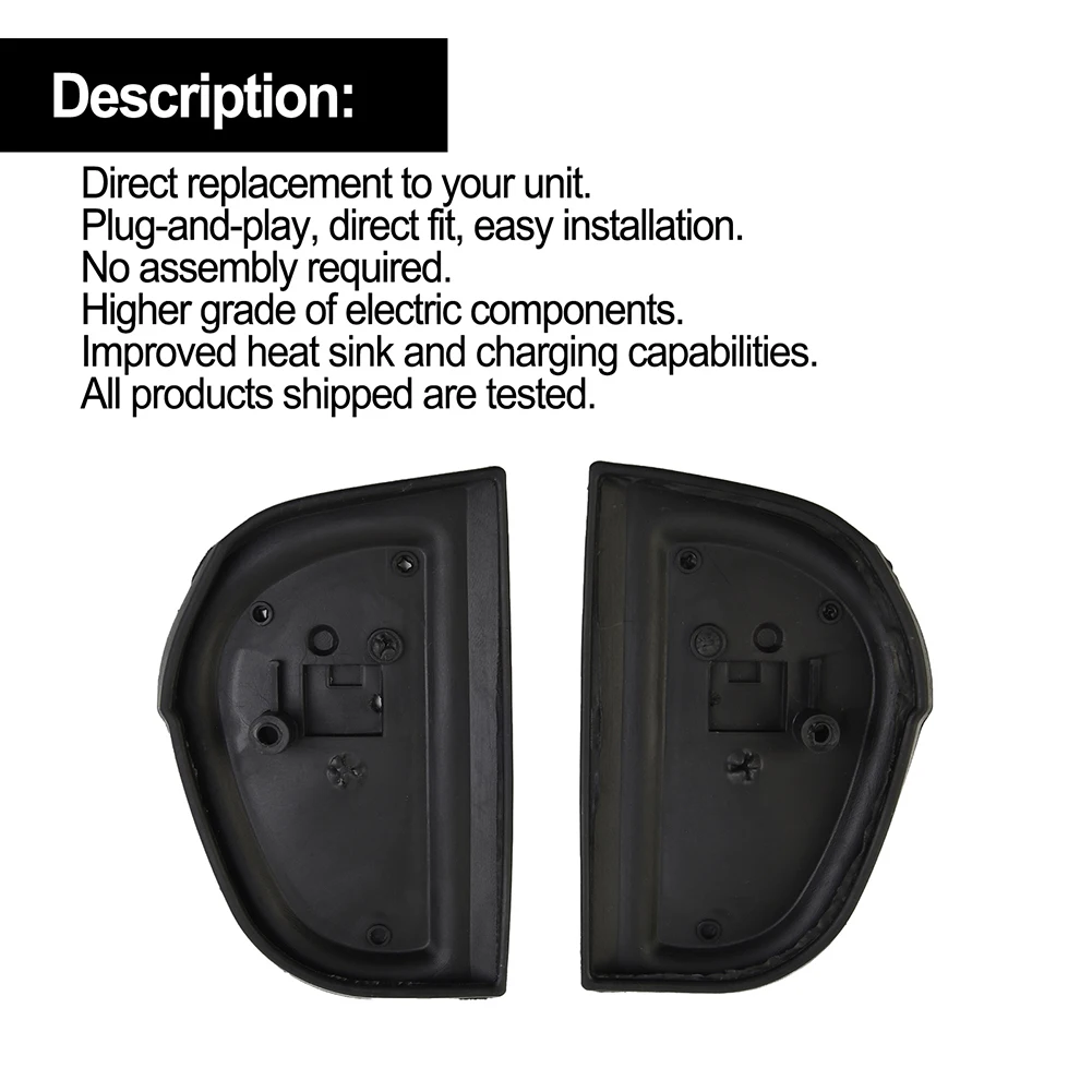 Rubber Seal Pads for Mercedes W210140 W202 Rear View Mirror Easy Installation Direct Replacement and Play Rubber