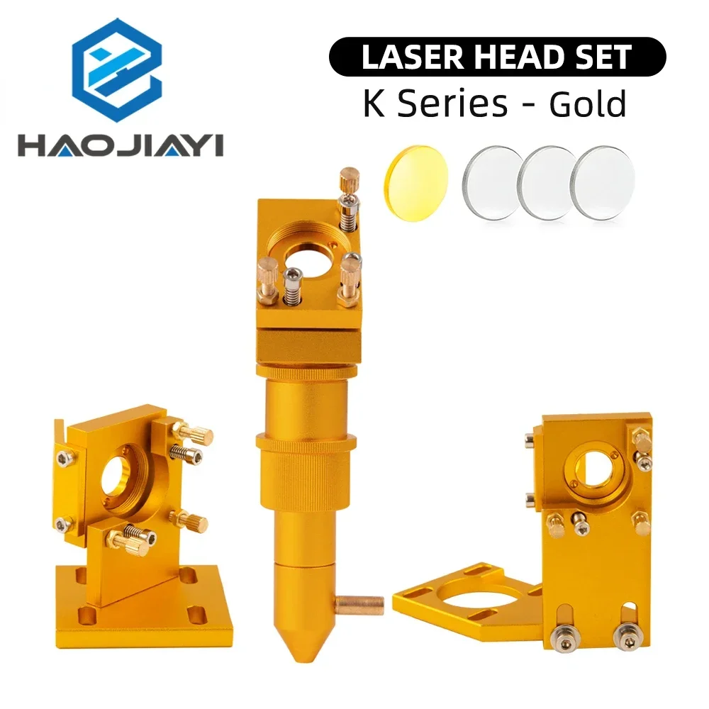 

Набор лазерных головок CO2 серии K с линзой 1st 2nd Mirror Mount 20 мм для K40 2030 4060 5030 Станок для лазерной гравировки и резки