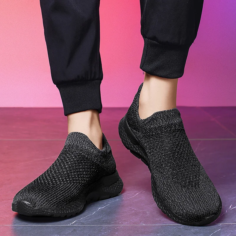 Shoes Men's 2022 Leisure Sports Shoes Men's Walking Breathable Anti-skid and Wear-resistant Loafers Breathable Running Shoes