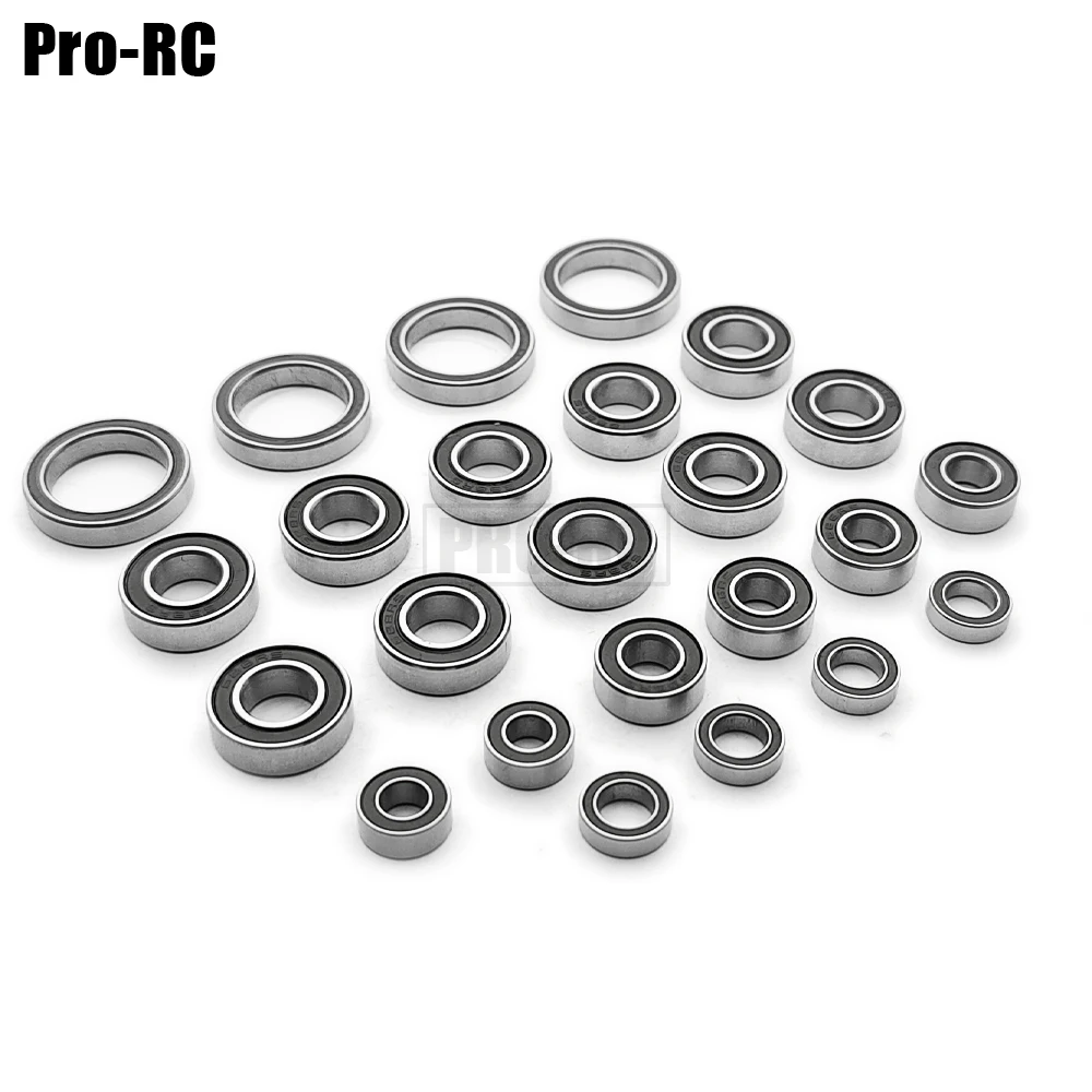 For MUGEN SEIKI MBX8 ECO Rubber Sealed Bearings Kit (24 Pcs)