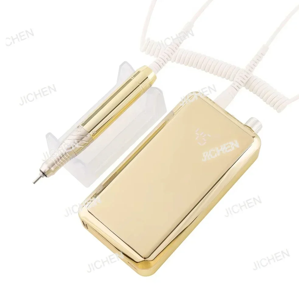 

HOT Silent 45000rpm Powerful Brushless Motor Professional Nail Drill Kit With LCD Screen Cordless Rechargeable Nail Drill