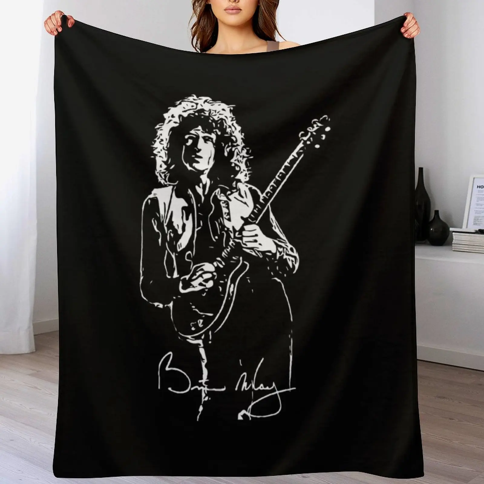 

Brian May Throw Blanket Custom Hairy Blankets For Baby Loose Blankets