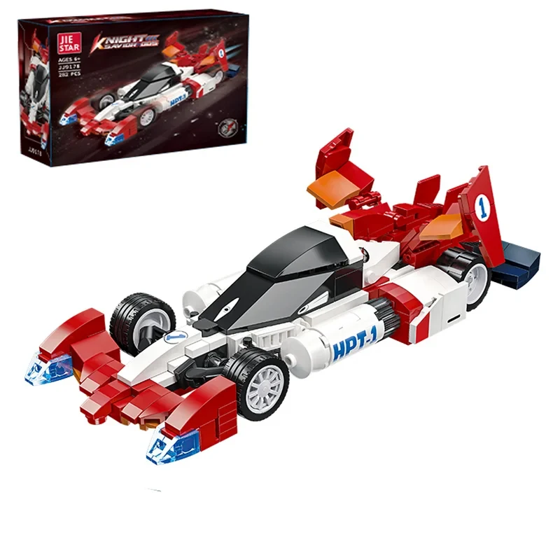 

328PCS Cyber Formula Knight Saviour Astras GPX Racing Car Building Kit, Technical MOC Bricks, Gift for Boys & Game Fan