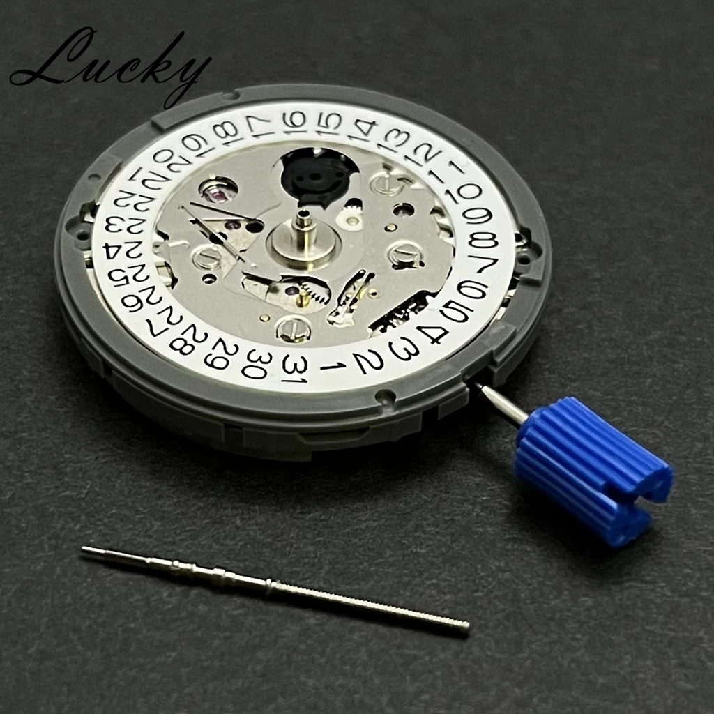 High Quality NH35 White Automatic Mechanical Movement High Accuracy 24 Jewels Mod Watch Replacement NH35A Date at 3:00