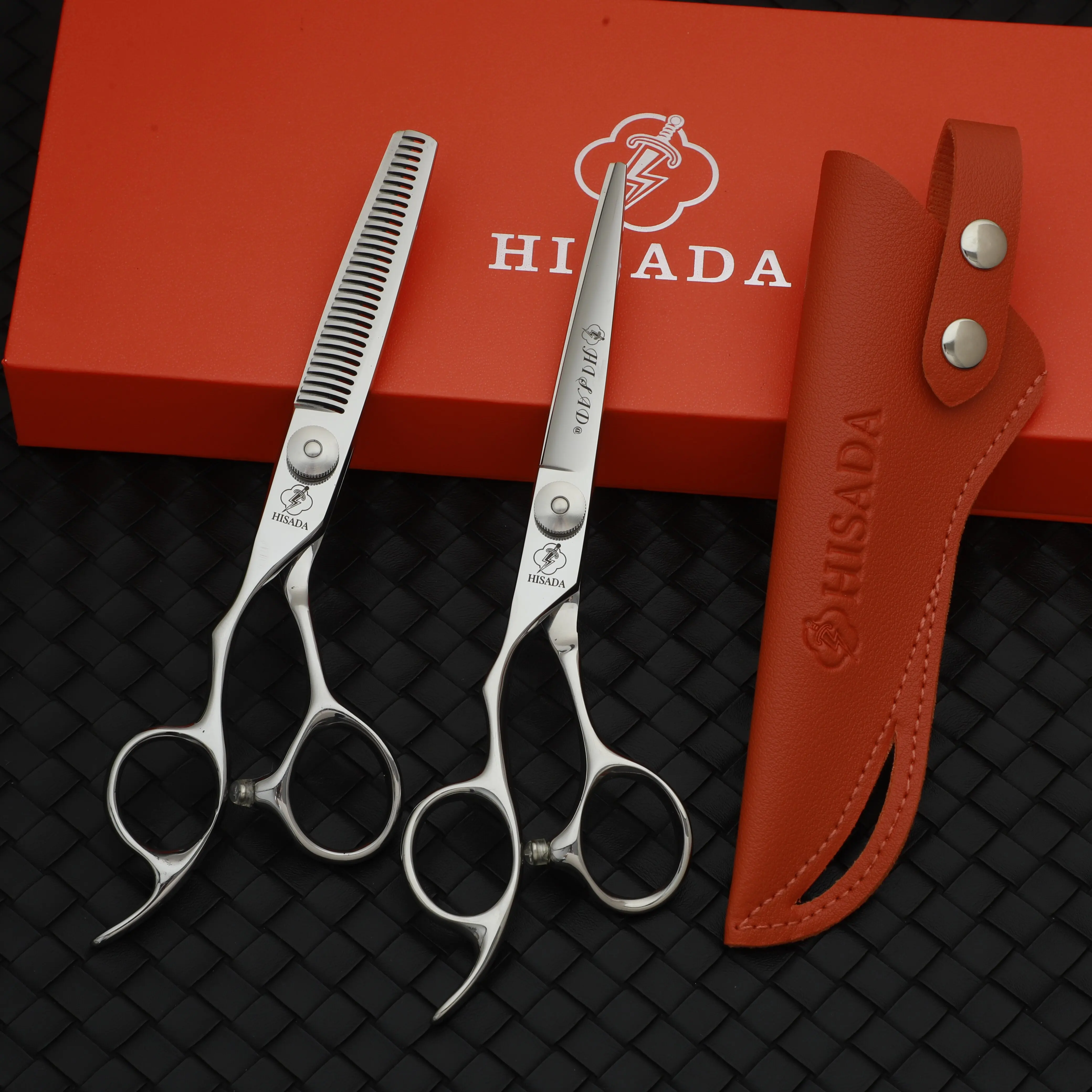

Left-hand scissors Haircut scissors 6.0 inch Hairdressing scissors VG10 Material Professional high-end scissors