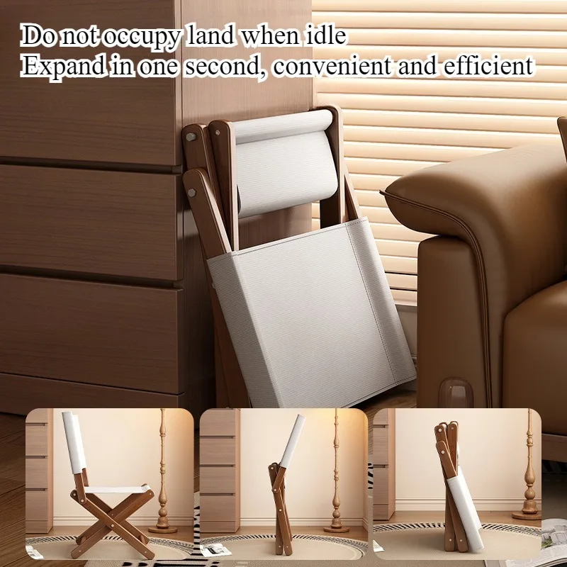 Foldable stool Convenient thickened back chair Household pony stool Outdoor portable fishing chair Camping chair