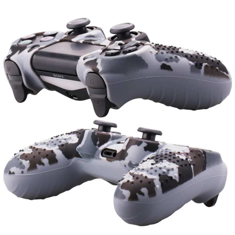 Anti-Slip Soft Silicone Gel Rubber Skin Cover For SONY Playstation 4 PS4 Controller Protective Case For PS4 Pro Slim Gamepad