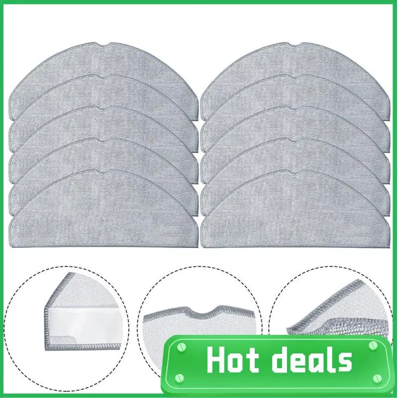 

AC62-For Lubluelu L20 Robot Vacuum Cleaner Mop Cloth Replacement - Compatible Part Accessories, 10-Pack