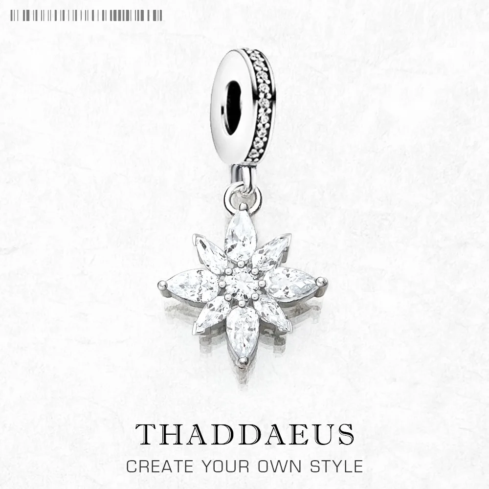 

Charm Pendant Feminine Flower Fashion Jewelry For Women Winter 925 Sterling Silver New Romantic Gift