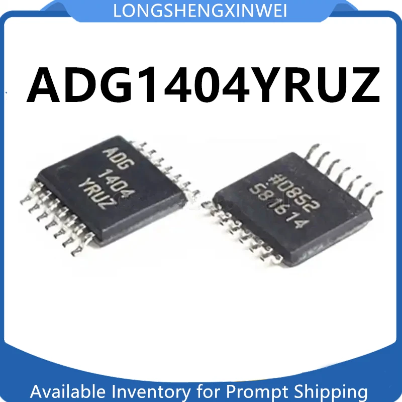 1PCS ADG1404YRUZ-REEL7 ADG1404 Encapsulates TSSOP-14 Dual Power Analog Switch and Multiplexer