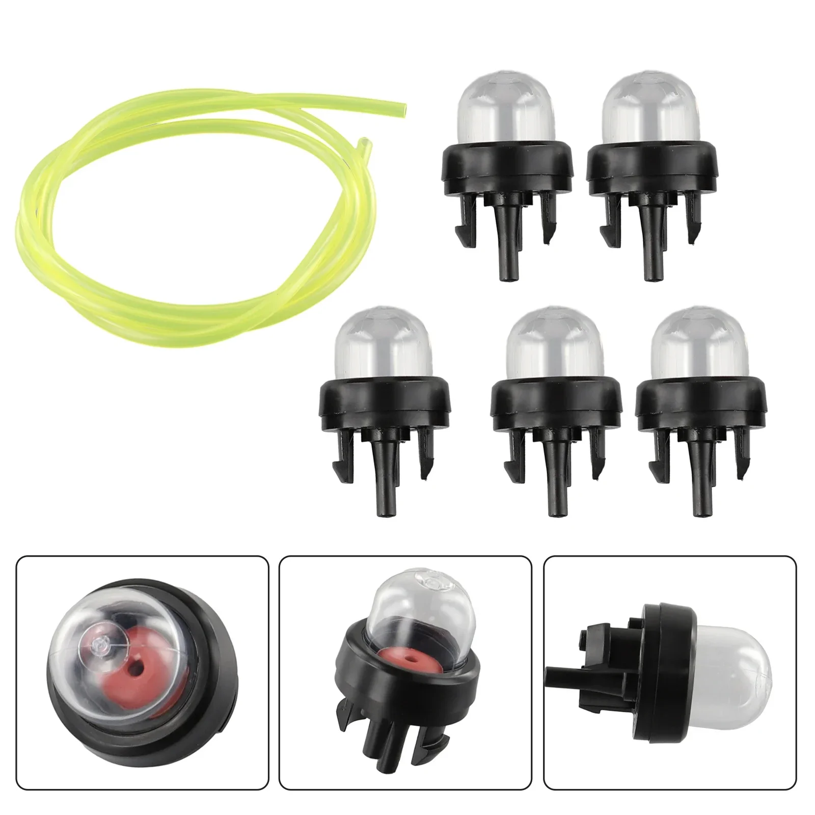 Lâmpada Preparada com Linha de Combustível Carburador Bolha Óleo Bomba Combustível Carburador Primer para Trimmer Whipper Snipper Motosserra Peças