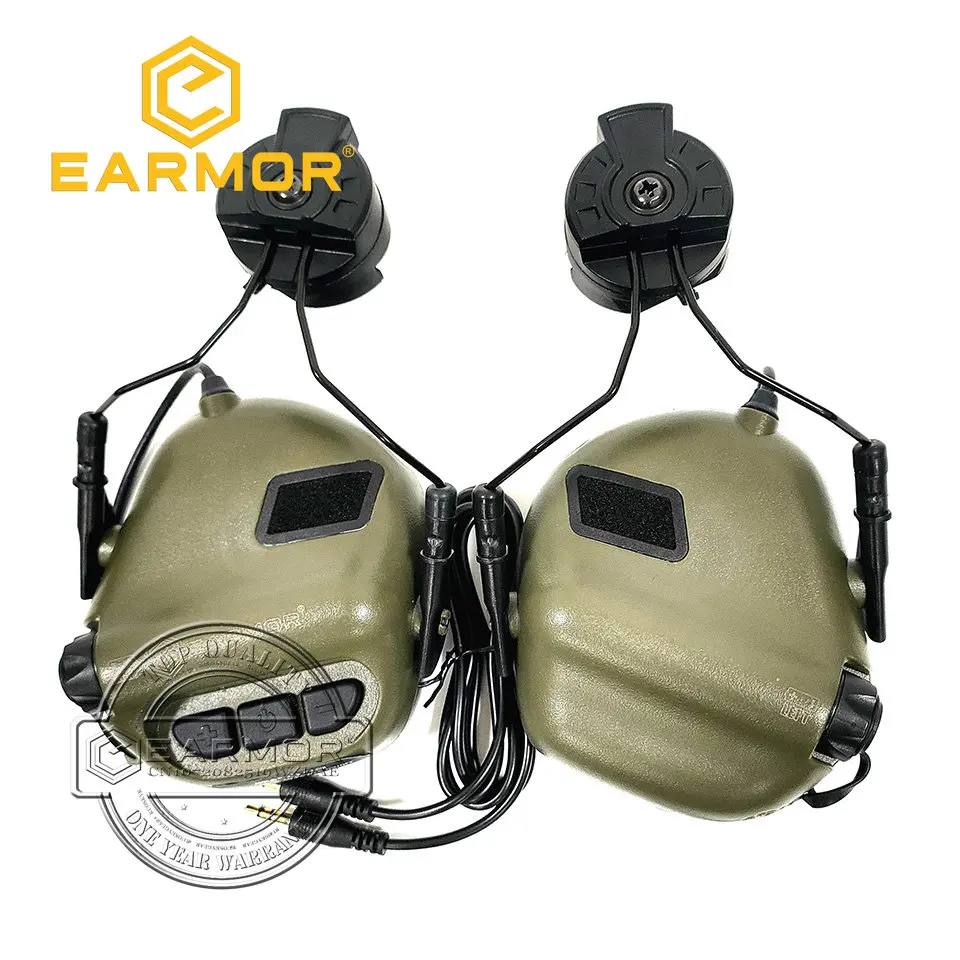 Opsmen Earmor M31H MOD3 Tactische Headset Ruisonderdrukkende Gehoorbescherming Softair Luchtvaart Hoofdtelefoon Voor Snelle Mt Helmen