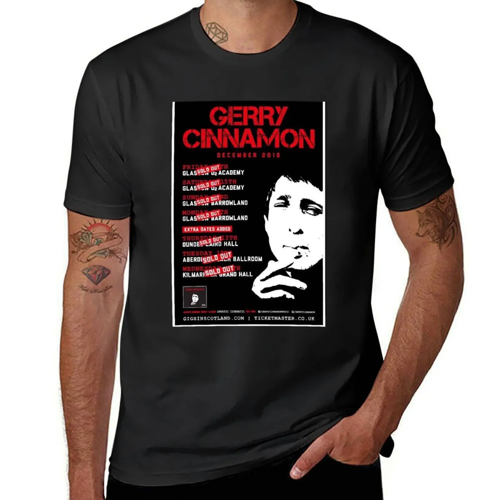 People Call Me Copy Of Gerry Cinnamon Active Retro Vintage T-Shirt summer tops Blouse tops oversized mens graphic t-shirts funny