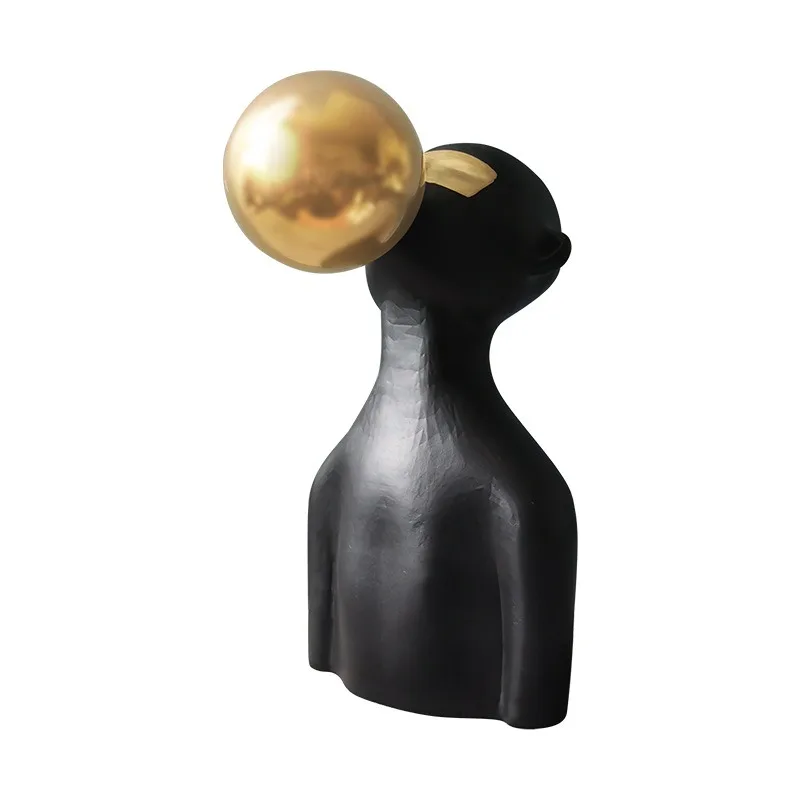 

Modern Minimalist Abstract Figure Sculpture Resin Handicraft Art Ornament for Home Hotel Creative Figure Decoration