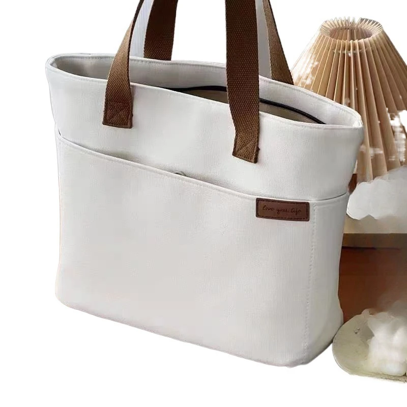 

New Canvas Tote Bags For Women Large Capacity Single Shoulder Bag Student Classes Commute Carrying Bag Ladies Casual Handbags