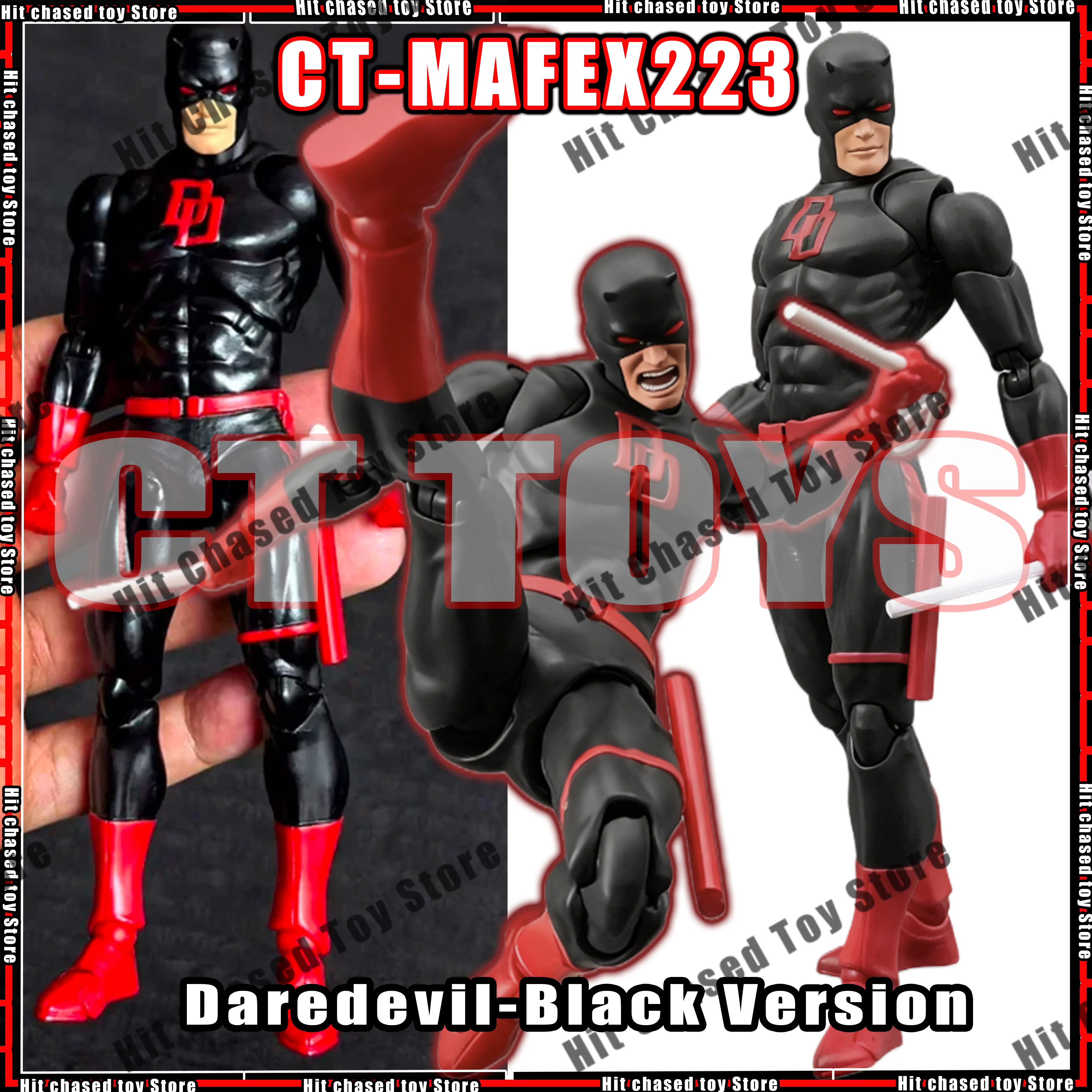 

Новая фигурка Ct Toys Daredevil Mafex 223, черная версия SHF, аниме, фигурка, статуя, подвижная модель, подарки, детские игрушки