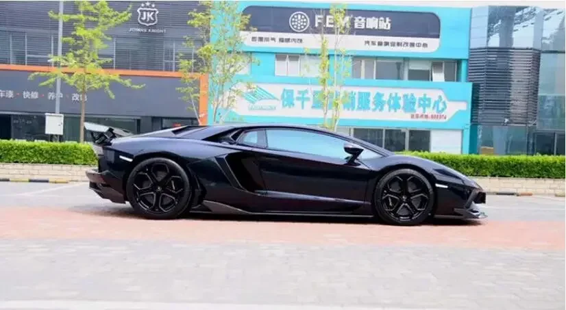 Body Skirts For Lamborghini Aventador LP700 LP720 LP750 2011-2019 Side Panels Body Skirts Kit lip Cover Carbon Fiber